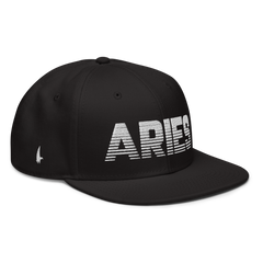 Aries Snapback Hat Black / White - Loyalty Vibes