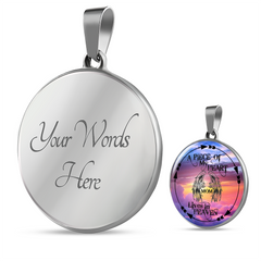 Mom In Heaven Memorial Necklace - Loyalty Vibes