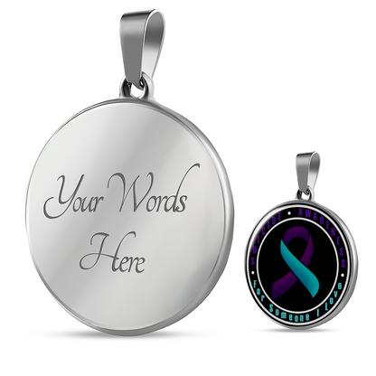 Loyalty Vibes Suicide Awareness Month Necklace