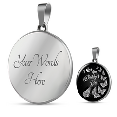 Daddy's Girl Necklace Luxury Necklace (Silver) Yes - Loyalty Vibes