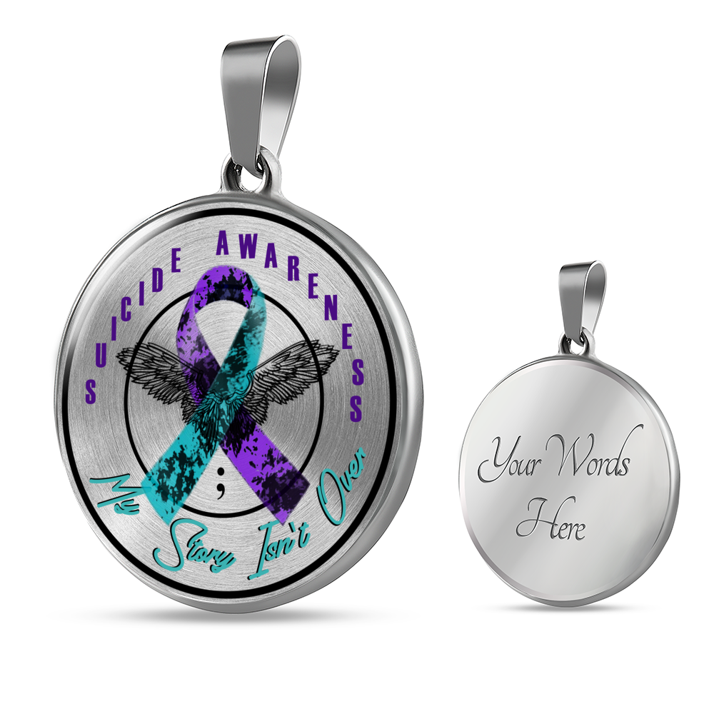 My Story Suicide Awareness Necklace Luxury Necklace (Silver) No - Loyalty Vibes