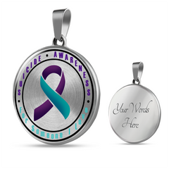 Suicide Awareness Necklace Luxury Necklace (Silver) No - Loyalty Vibes