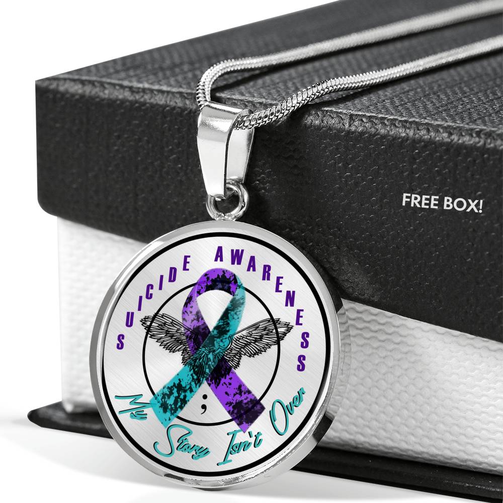 My Story Suicide Awareness Necklace Luxury Necklace (Silver) Yes - Loyalty Vibes
