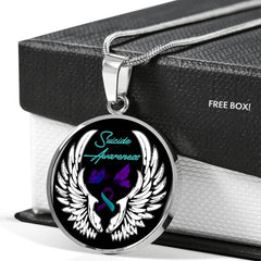 Suicide Survivor Necklace Silver Yes - Loyalty Vibes