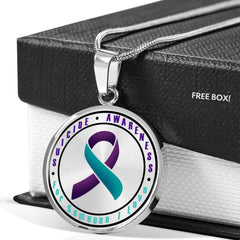 Suicide Awareness Necklace Luxury Necklace (Silver) Yes - Loyalty Vibes