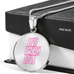 Live Laugh Love Keepsake Necklace - Loyalty Vibes