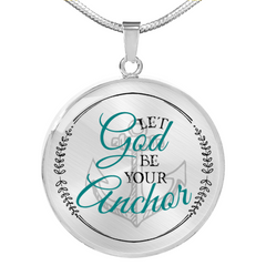 Let God Be Your Anchor Necklace Luxury Necklace (Silver) No - Loyalty Vibes