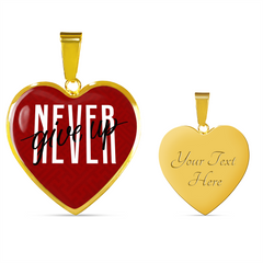 Never Give Up Necklace - Luxury Necklace (Gold) - Loyalty Vibes