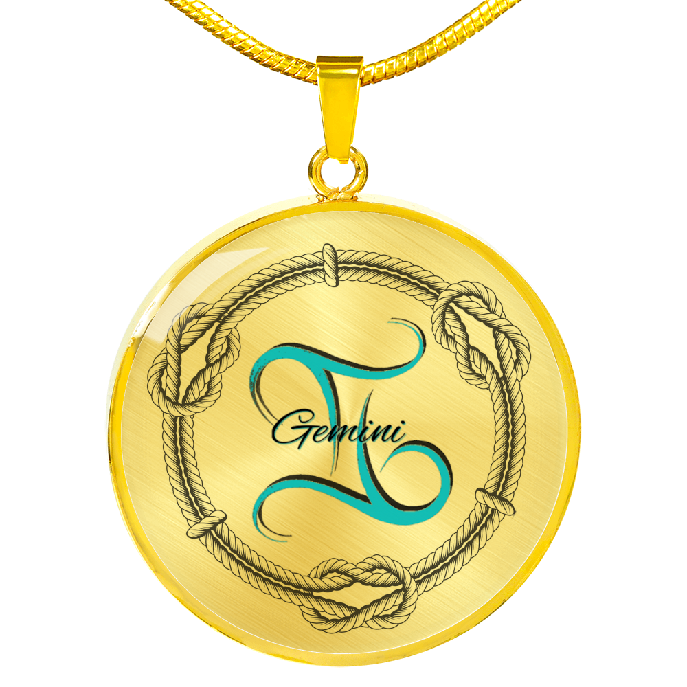 Sacred Gemini Necklace - Luxury Necklace (Gold) No - Loyalty Vibes