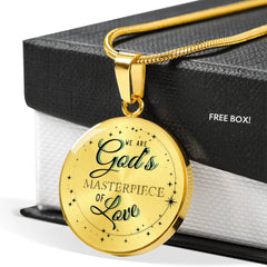We Are God's Masterpiece Necklace - Loyalty Vibes