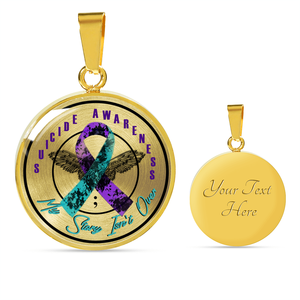 My Story Suicide Awareness Necklace Luxury Necklace (Gold) No - Loyalty Vibes