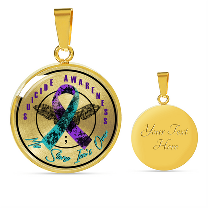 My Story Suicide Awareness Necklace Luxury Necklace (Gold) No - Loyalty Vibes