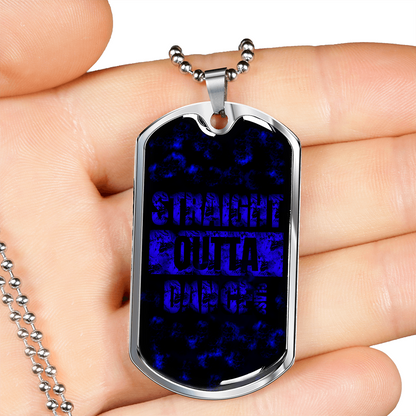 Loyalty Vibes Dance Swag Dog Tag Necklace