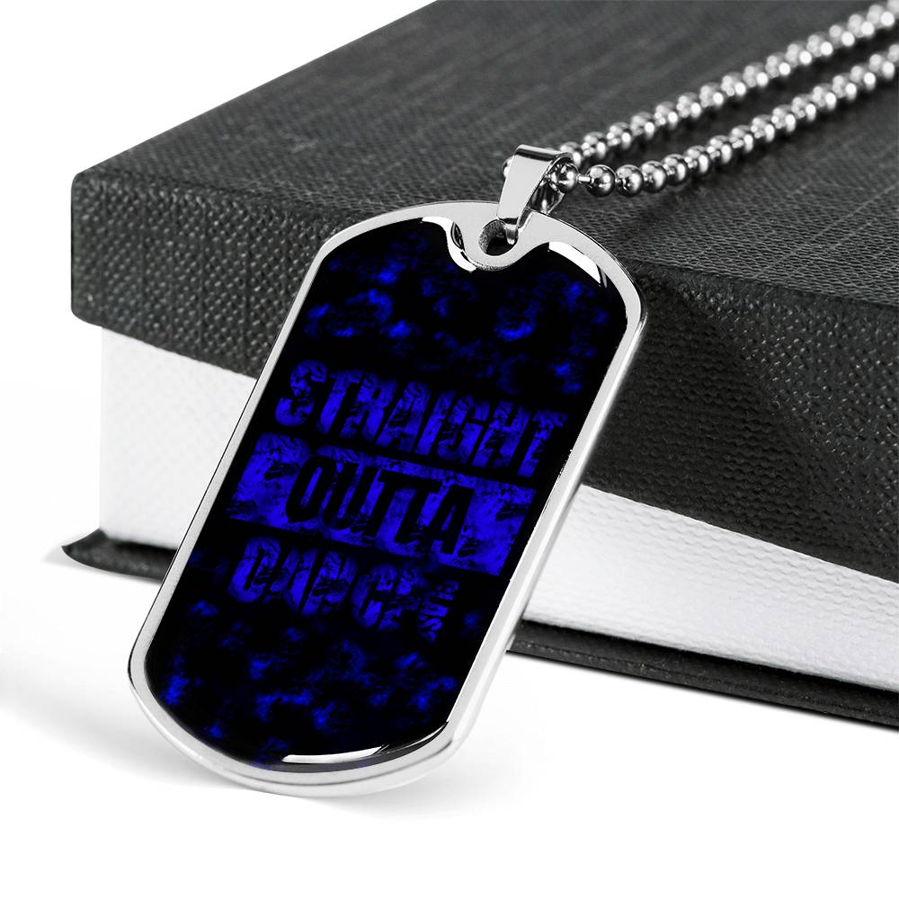 Loyalty Vibes Dance Swag Dog Tag Necklace