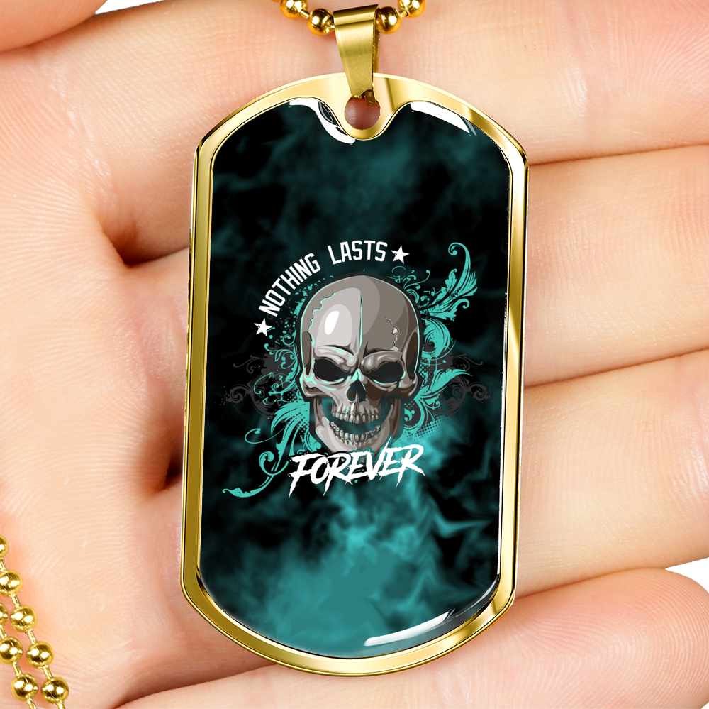 Nothing Wasted Dog Tag Necklace - - Loyalty Vibes