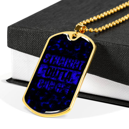 Loyalty Vibes Dance Swag Dog Tag Necklace