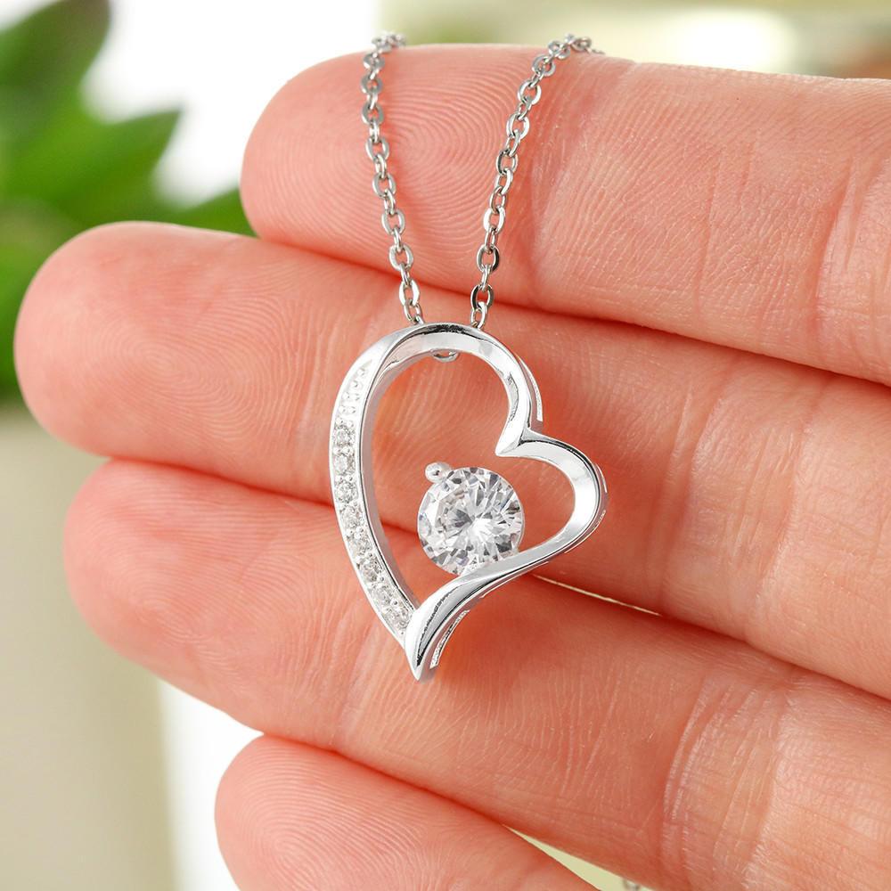 Loyalty Vibes Daddy's Girl Heart Necklace