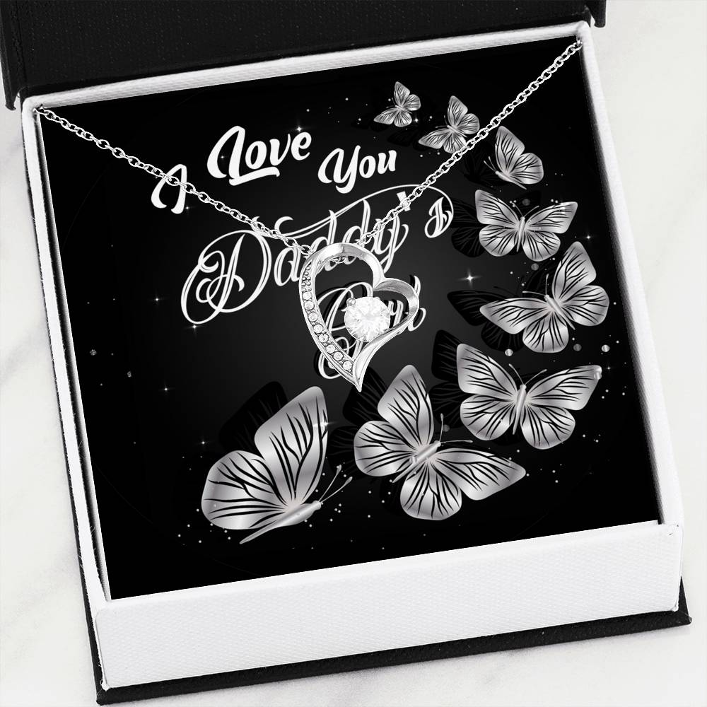 Loyalty Vibes Daddy's Girl Heart Necklace