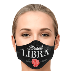 Blessed Libra Face Mask - Black Renegade - Loyalty Vibes