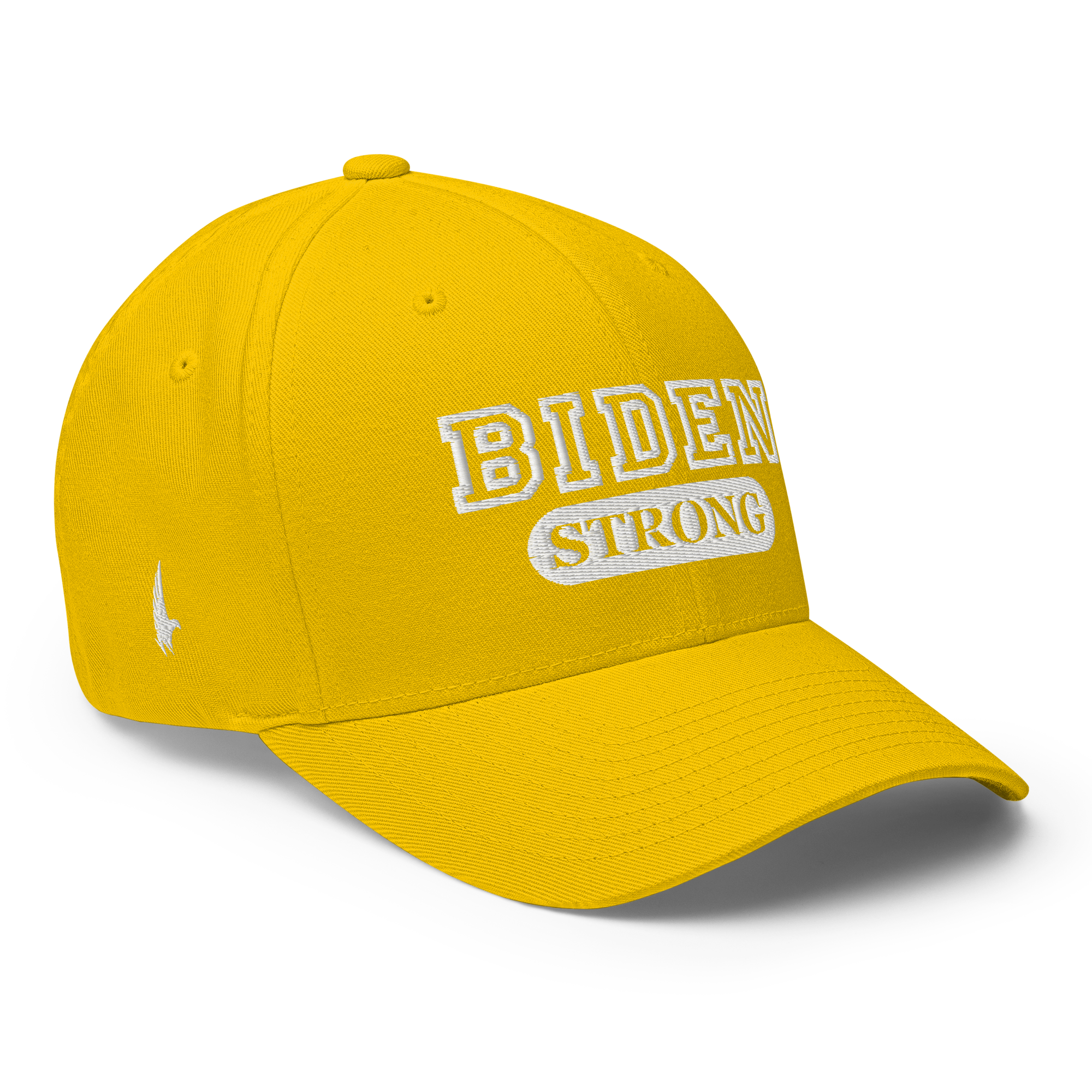 Biden Strong Fitted Hat Gold Fitted - Loyalty Vibes