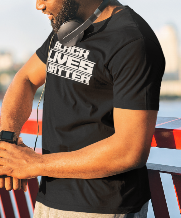 Black Lives Matter Men's T-Shirt - black - Loyalty Vibes