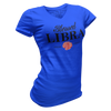 Blessed Libra V-Neck Tee Blue Women's - Loyalty Vibes