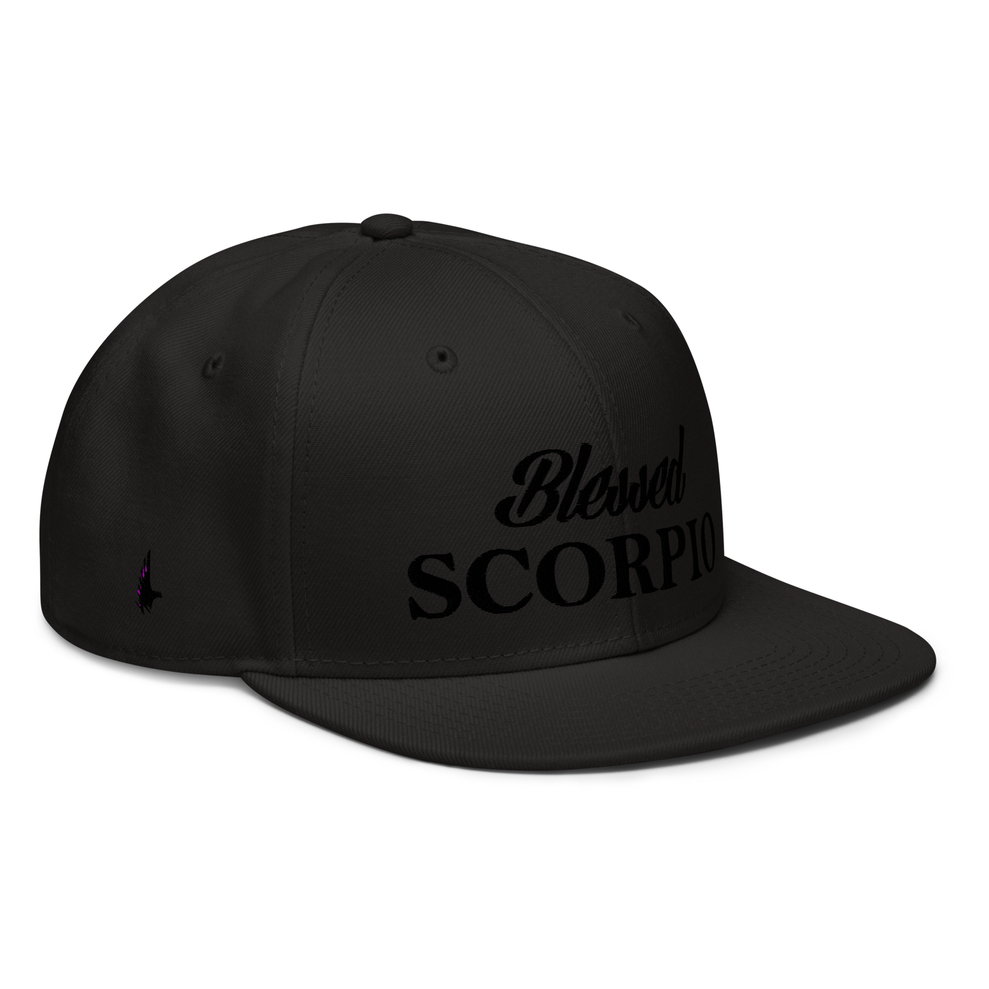 Loyalty Vibes Loyalty Vibes Blessed Scorpio Snapback Hat Black Black OS