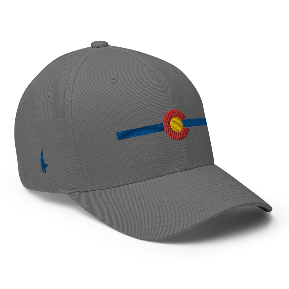 Classic Colorado Fitted Hat Grey Blue - Loyalty Vibes