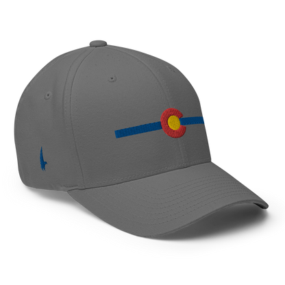 Classic Colorado Fitted Hat Grey Blue - Loyalty Vibes