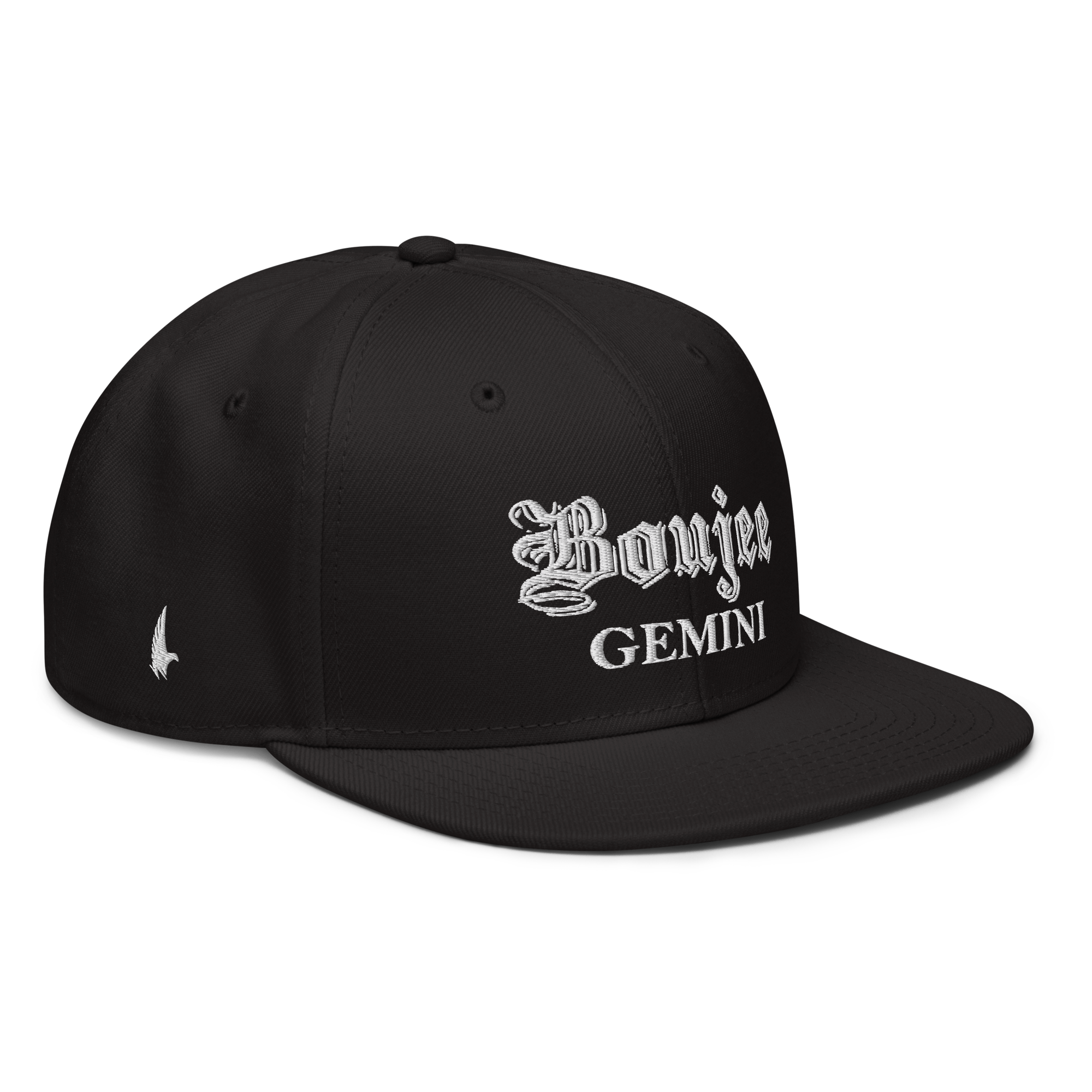 Boujee Gemini Snapback Hat Black - Loyalty Vibes