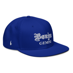 Boujee Gemini Snapback Hat - Blue - Loyalty Vibes