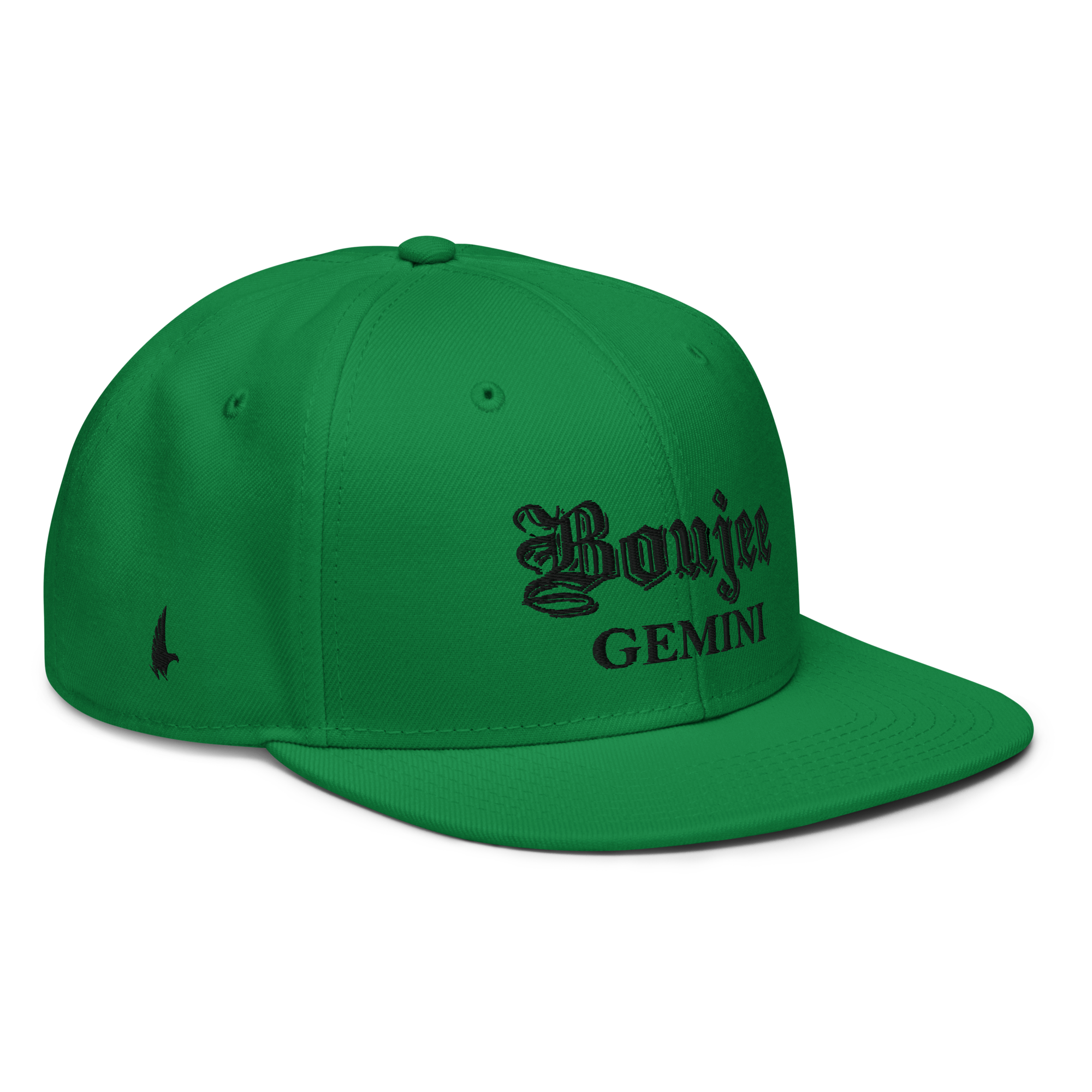 Boujee Gemini Snapback Hat - Green/Black - Loyalty Vibes
