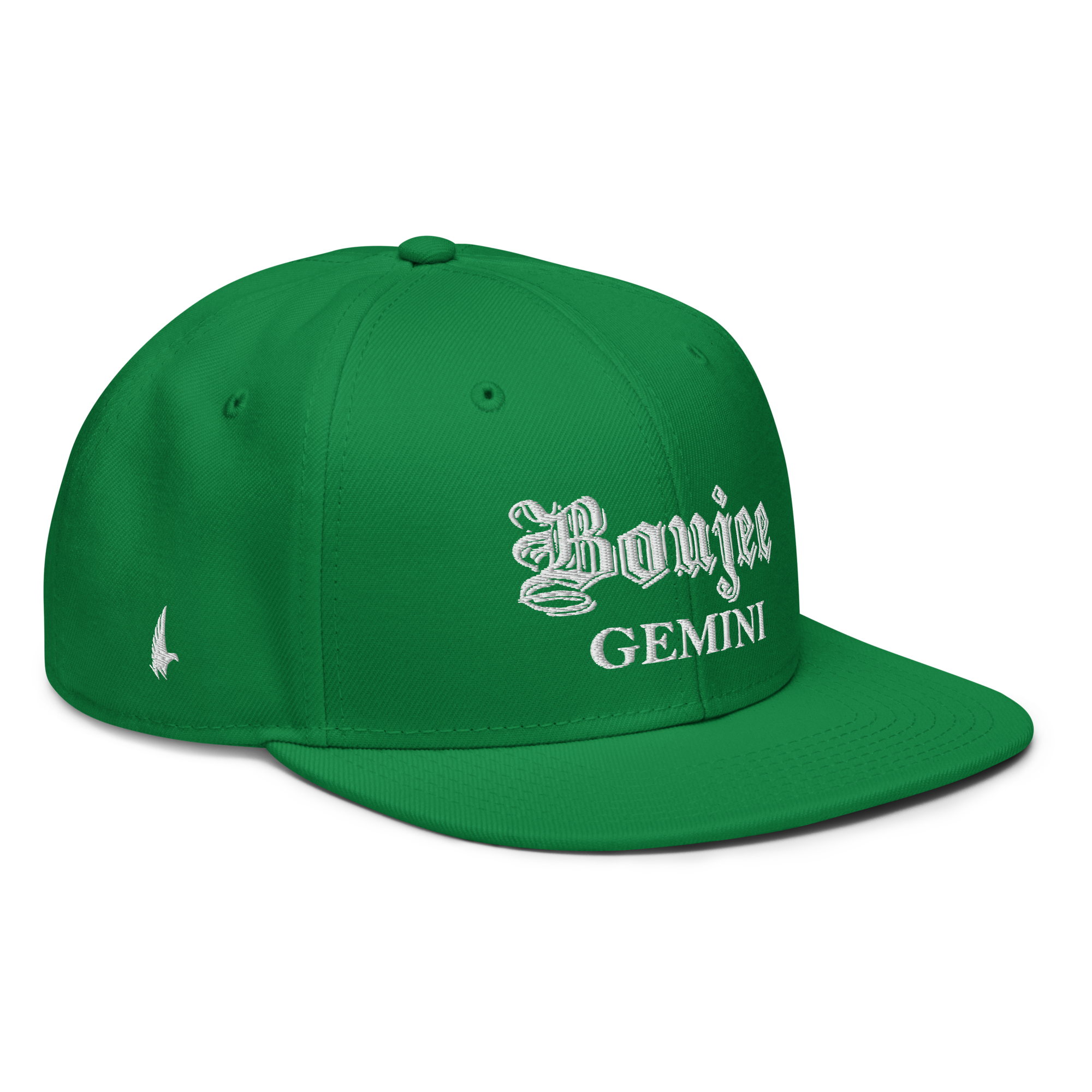 Boujee Gemini Snapback Hat - Green - Loyalty Vibes
