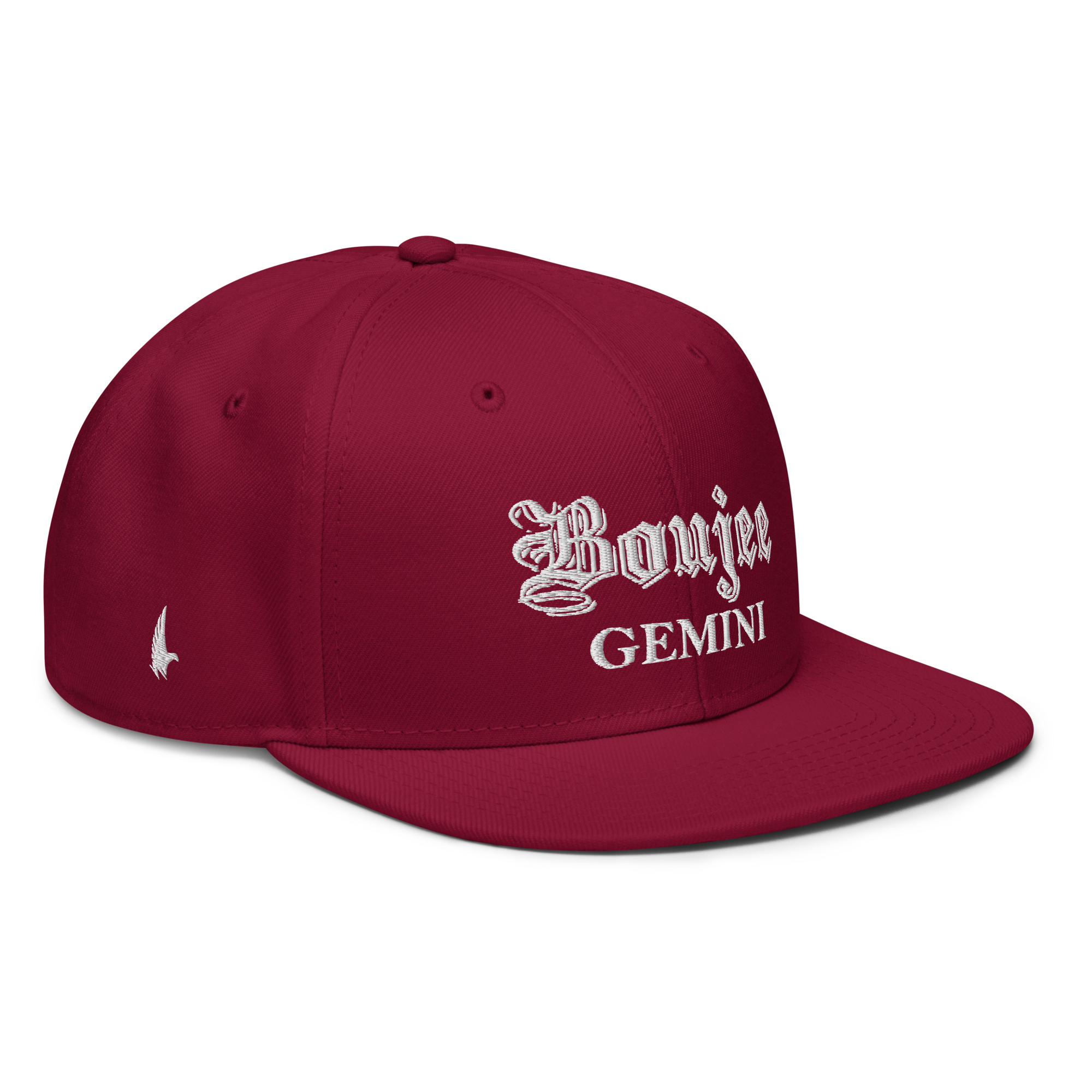 Boujee Gemini Snapback Hat - Maroon - Loyalty Vibes