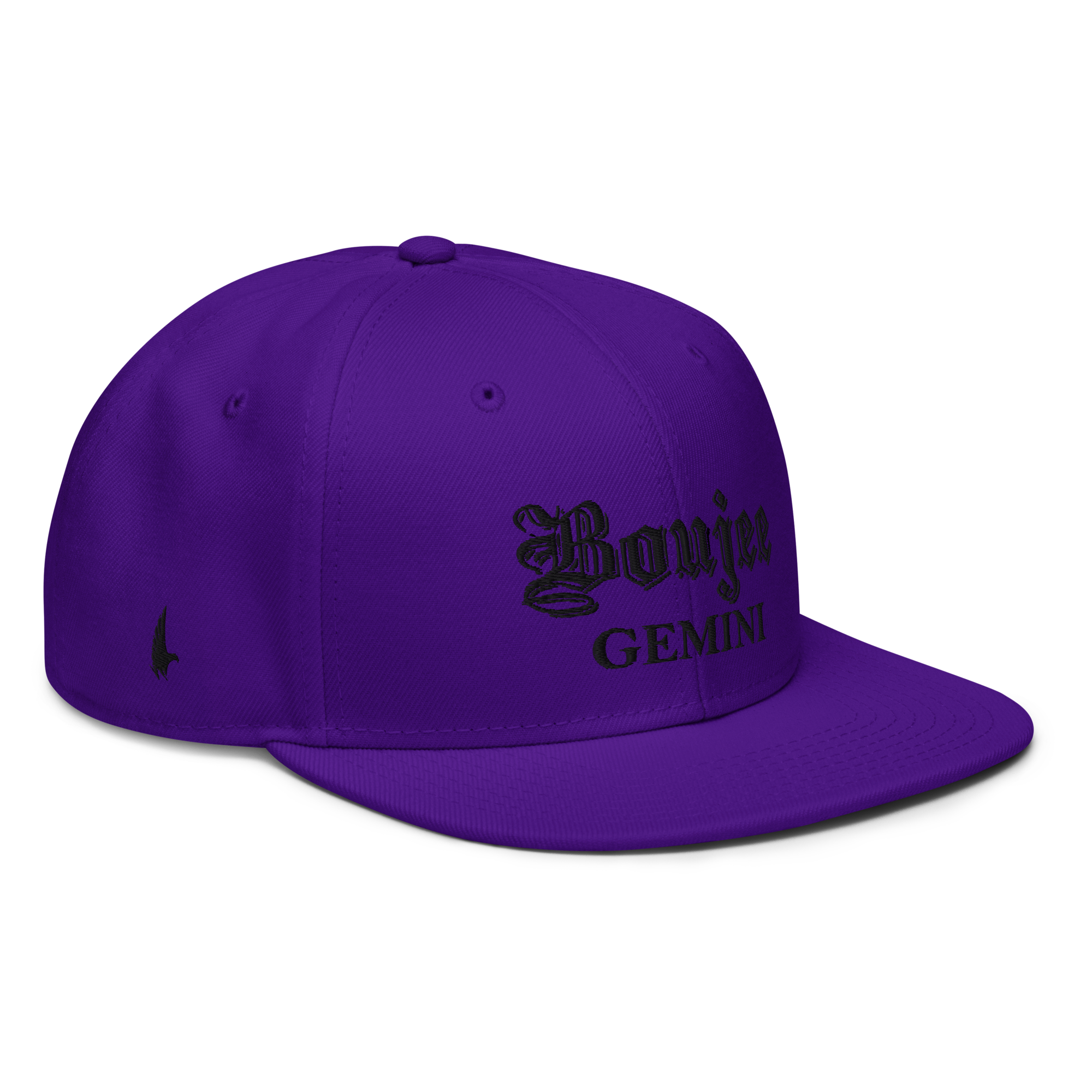 Boujee Gemini Snapback Hat - Purple/Black - Loyalty Vibes