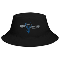 Big Bucks Hunting Bucket Hat Black - Loyalty Vibes
