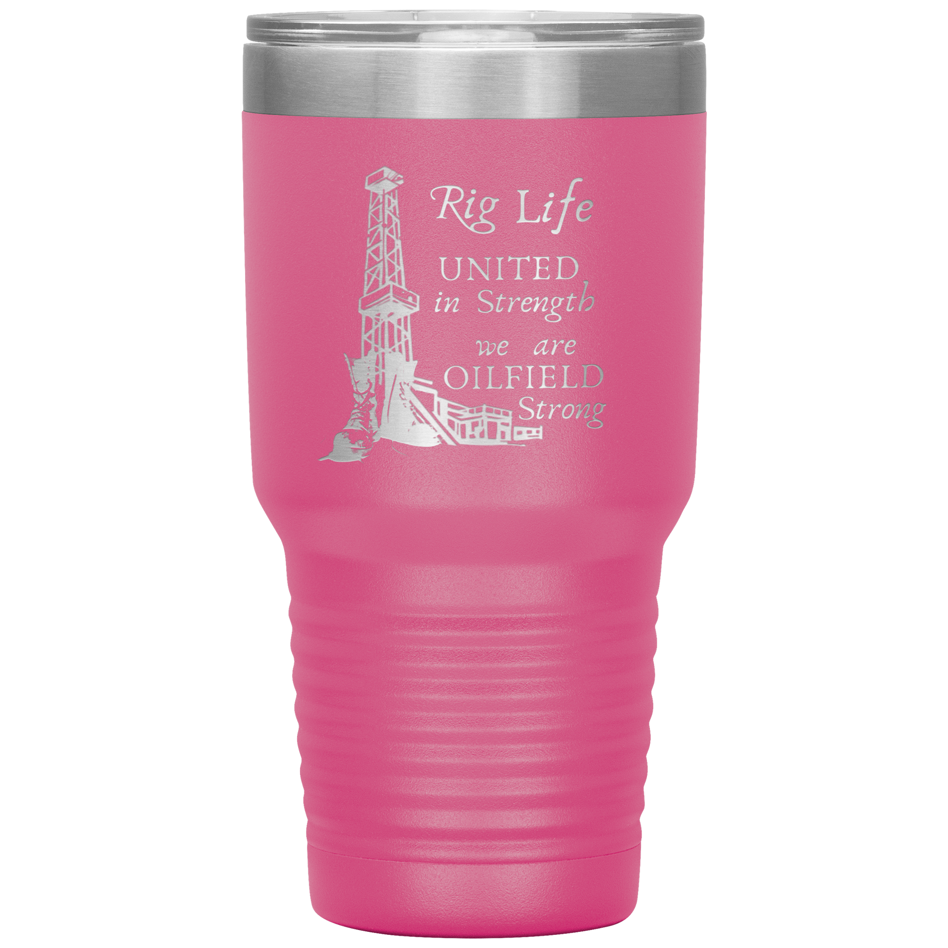 Rig Life Tumbler Pink