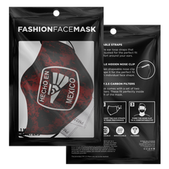 Mexican Legend Hecho En Mexico Face Mask - Red - Loyalty Vibes