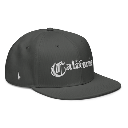 California Snapback Hat Charcoal Grey OS - Loyalty Vibes