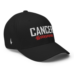 Cancer Survivor Tattoo Fitted Hat - Black - Loyalty Vibes