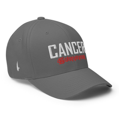 Cancer Survivor Tattoo Fitted Hat Grey - Loyalty Vibes