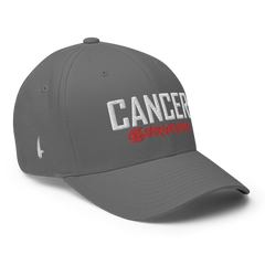 Cancer Survivor Tattoo Fitted Hat - Grey - Loyalty Vibes
