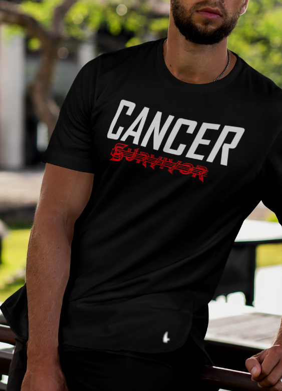 Cancer Survivor T-Shirt Black - Loyalty Vibes