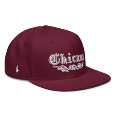 Chicana Boss Snapback Hat Maroon OS - Loyalty Vibes