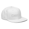 Chicana Snapback Hat White White OS - Loyalty Vibes