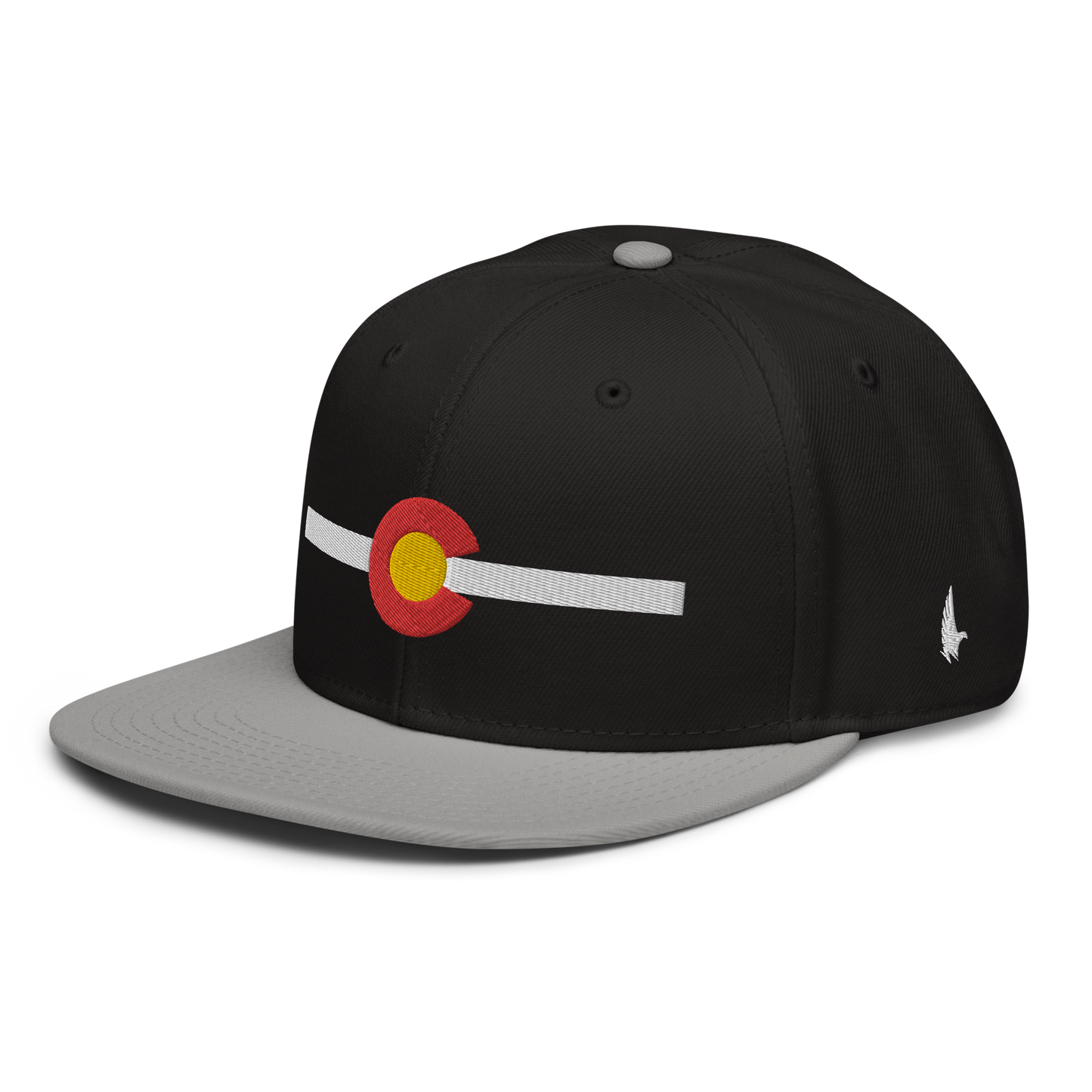 Classic Colorado Snapback Hat Black White Gray OS - Loyalty Vibes