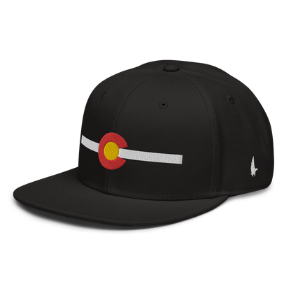 Classic Colorado Snapback Hat Black White OS - Loyalty Vibes