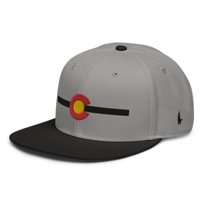 Classic Colorado Snapback Hat Gray Black Black OS - Loyalty Vibes