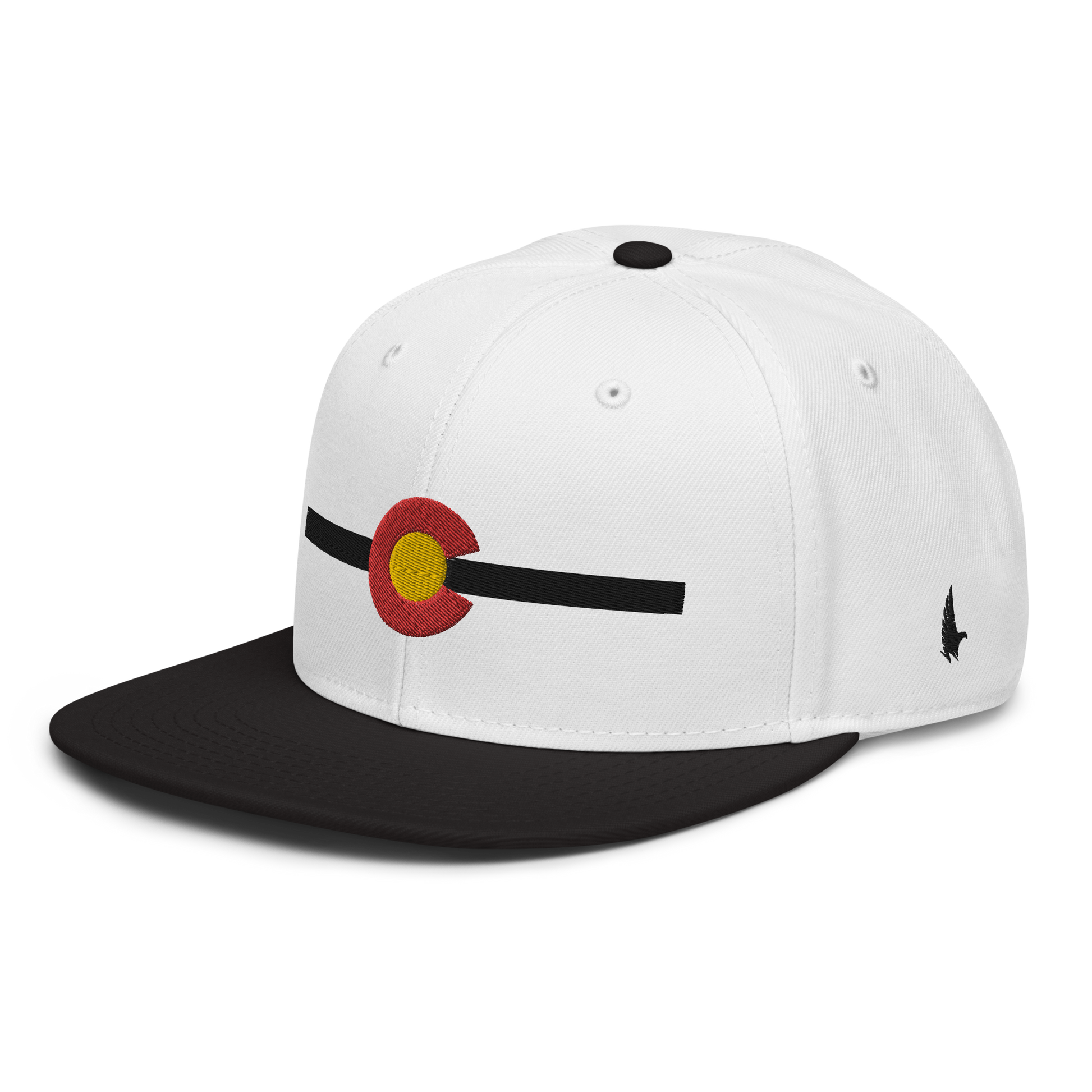 Classic Colorado Snapback Hat White Black Black OS - Loyalty Vibes