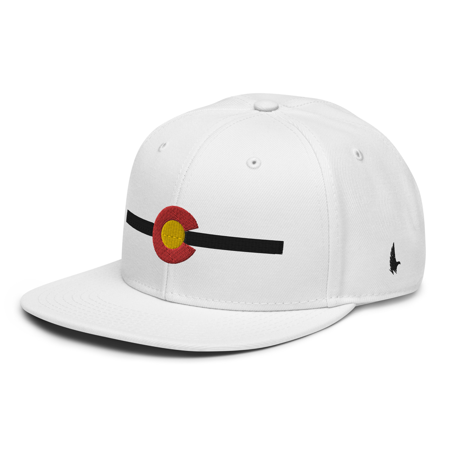 Classic Colorado Snapback Hat White Black OS - Loyalty Vibes